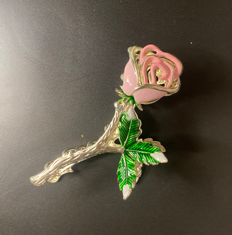 Timeless and Beautiful Floral Claw Clip