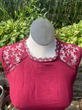 Falling into You Lace Shoulder Top