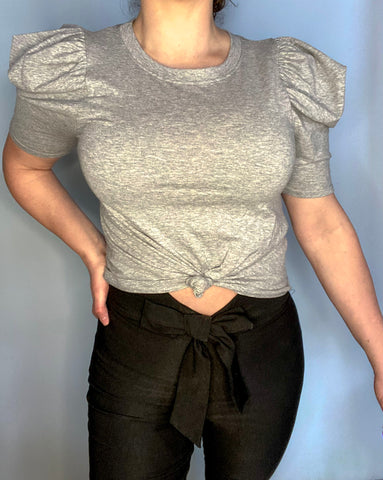 gray knot front top