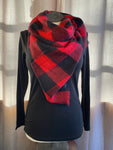 By the Fireside Buffalo Plaid Blanket Scarf