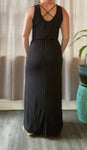 Isabell Cross Back Maxi Dress Final Sale