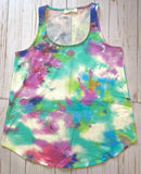 Watercolors Tie Dye Tank Top